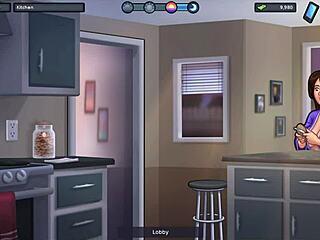 I can’t resist busty stepmom showing off huge breasts in 3D Summertime Saga