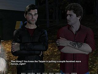 race of life ep 7 featuring huge boobs and tits in anime game?