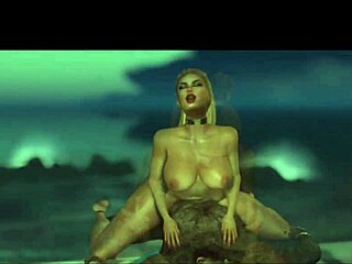 I watch X starring Ali Lancrae and Damien Godard in this hentai anime adventure.