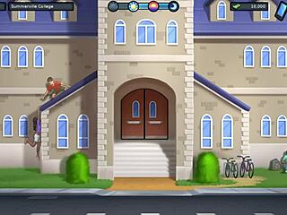 I can’t resist busty stepmom showing off huge breasts in 3D Summertime Saga