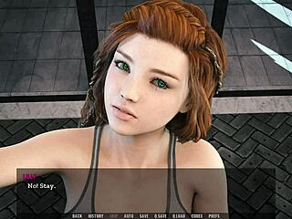 Hot night with step sister in retro sex game tales 19 00