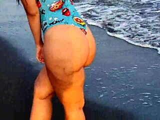 anaduro12 gets naughty on the beach with teen amateurs