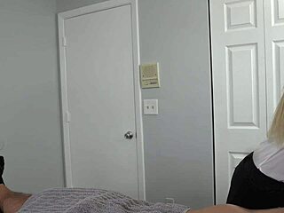 Addie Andrews Fit Blonde Slow Sensual Blow Job Edging with Cum in Mouth