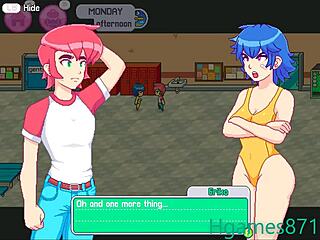 dandyboy's first adventure in cartoon hentai dating game. 😉