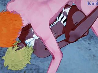 nel says, 'fuck me hard, ichigo,' in intense bleach hentai sex