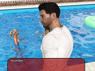 Alexandra 187 in erotic hentai cartoon anime game 😏