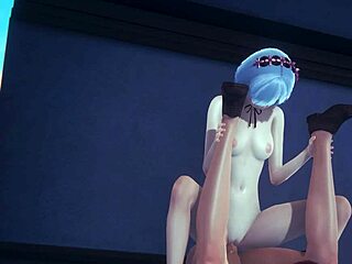 Re Zero Hentai: Rem's Hard Sex and Creampie