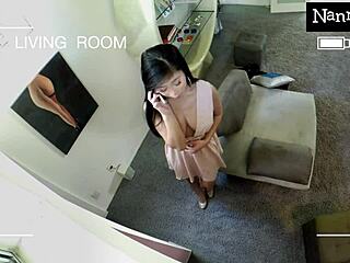 asian nanny massages boss with her tight wet pussy