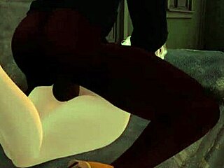 Black Man In Second Life Fucks White Woman With Intense Interracial Action