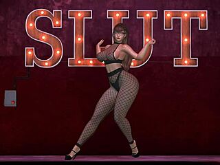 Alexxa Flux Dancing and Learning in Anime Solo