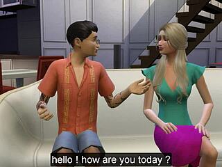 Curious colleagues reveal small tits and blonde bodies, diving into first-time sex with blowjobs?