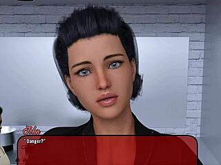 Alexandra 187 in erotic hentai cartoon anime game 😏