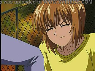 Watch this pervert in Legend of Chikan Monogatari deliver an intense footjob! Anime hentai feet worship at its finest!