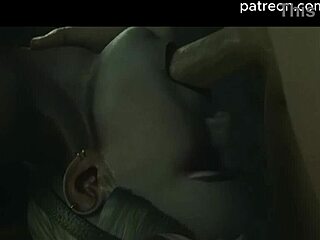 Harley Quinn gets creampied and squirts in full 3D hentai sex