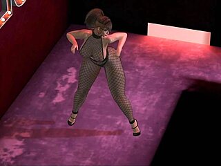 Alexxa Flux Dancing and Learning in Anime Solo