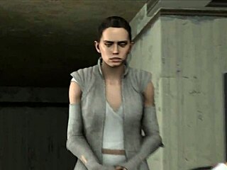 rey chats about her cute outfit during porn audition