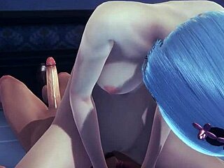 Re Zero Hentai: Rem's Hard Sex and Creampie