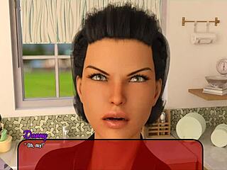 Alexandra 187 in erotic hentai cartoon anime game 😏