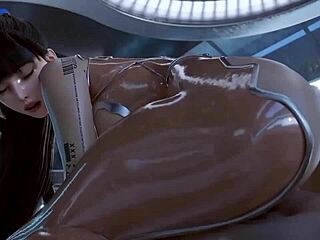 Eve Stellar Blade vs Yorha 2B Nier Automata in Wild Porn Compilation