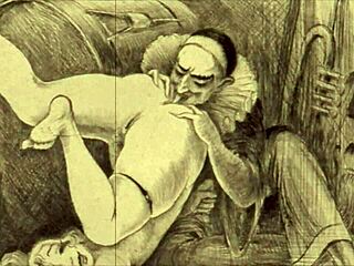 vintage erotic illustration