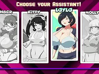 Waifu Hub S7 - Rumi MHA Parody Hentai Game Ep 1 Sucking Big Cock in Bunny Outfit