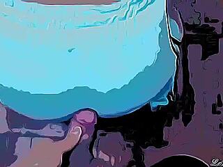 I can't resist my sister-in-law's big ass moving constantly, part 1 in cartoon version.