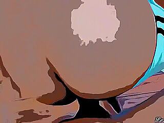 I can't resist my sister-in-law's big ass moving constantly, part 1 in cartoon version.