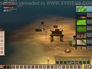 In Mad Island, player finds village and has sex with girl in crazy survival game