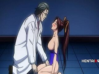 Old Teacher Seduces Naive Lesbian Students into Straight Action at HentaiX99