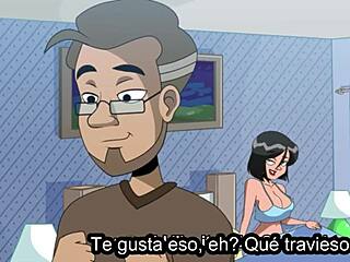 My stepmother catches me masturbating with my big cock!