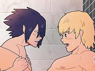 Want to see big ass in gym showers?