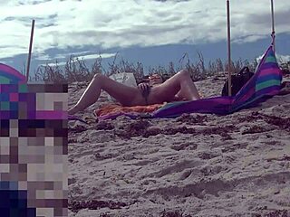 Caribbean Nude Beach Cuckold Voyeur Vacation Day Two Part 3 - Giving Random Old Man A Handjob Free Video