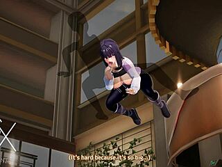 anime hentai game hinata hyuga netorare fucks in various positions with blowjob