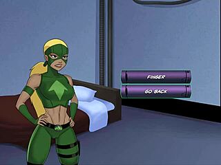 i enjoy watching cheshire and artemis in dc comics cosplay playtime with costumes and dancing