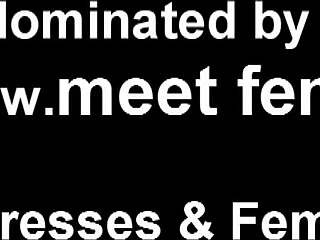 Stuffing Useless Cock Into Tiny Cage