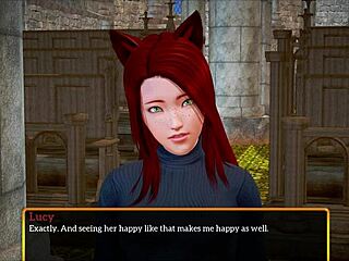 redhead milf and teen play erotic game with big tits and ass