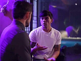 is this handsome closeted doc's first gay experience with a hunk escort? full scene from asgmax