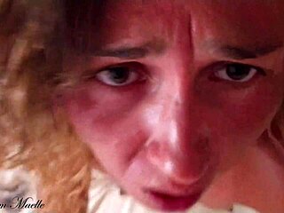 Pov camgirl roughly banged by friend after live show