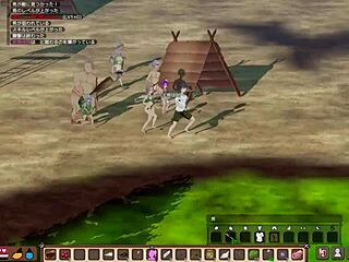 In Mad Island, player finds village and has sex with girl in crazy survival game