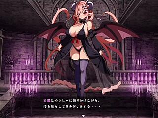 乳魔 in hentai game anime style 😊