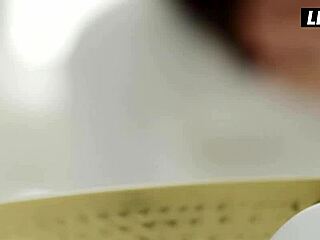 Ariela Donovan sucks big cock in lingerie