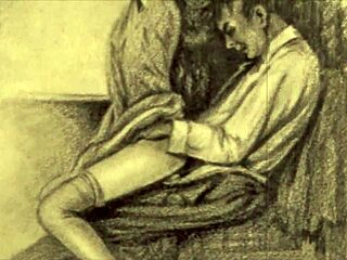 vintage erotic illustration