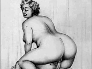 Vintage erotic cartoon drawings revealed
