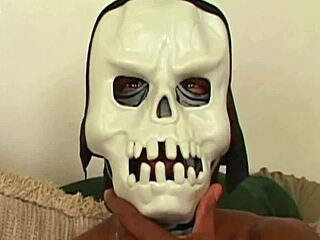 Blindfolded ebony girls banged hard