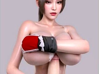 mai shiranui cosplay titjob in uncensored hentai ai art