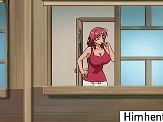 Wow! My hot stepmom’s massive boobs drive me wild in uncensored hentai!