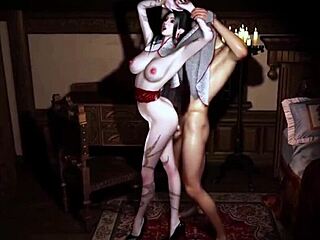 Damn! Yanlingcuo takes on big dick older man in 3D hentai!