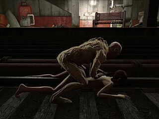 Exploring Fallout 4 in the Rubble of the Subway Station