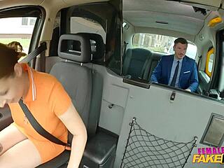 Horny Female Taxi Driver Bends Over In Car For Cock