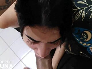 Teen Moans As Monster Cock Gapes Her Asshole For Cum In Mouth